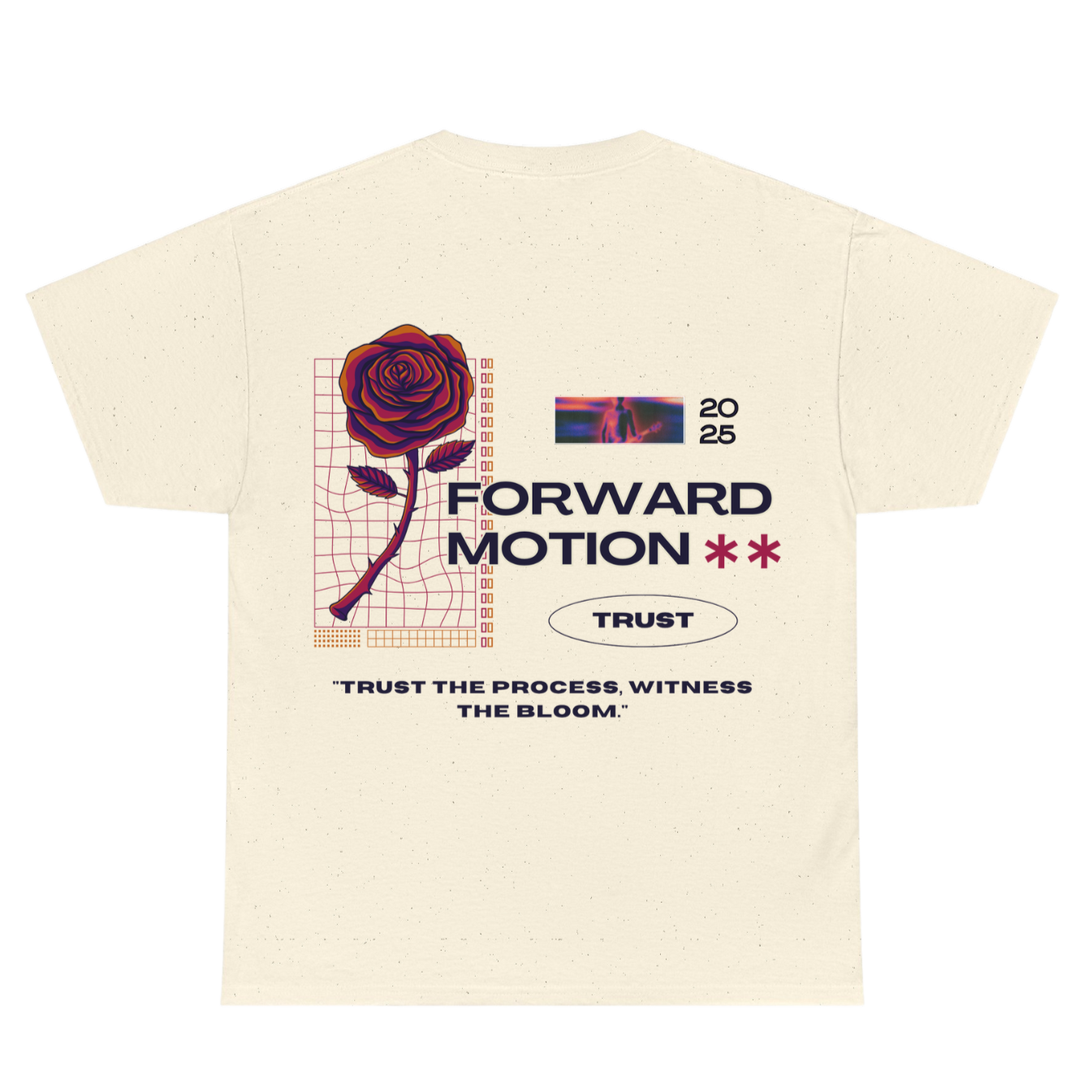 “Forward Motion" | Beige Shirt