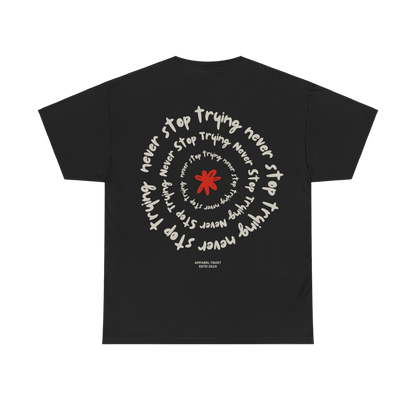 “Never Stop Trying” | Black Shirt